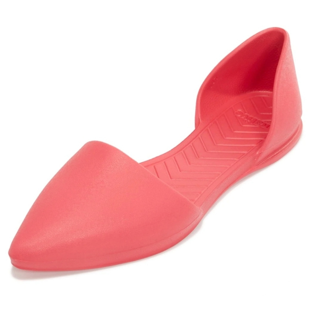 Native Shoes Coral Pink Pointed D'Orsay Slip-On Flat